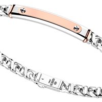 Pulsera Zancan Hombre in Plata EXB880R - EXB880R